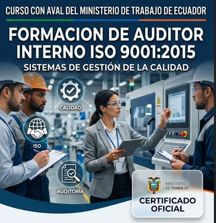 FORMACION DE AUDITOR INTERNO ISO 9001:2015